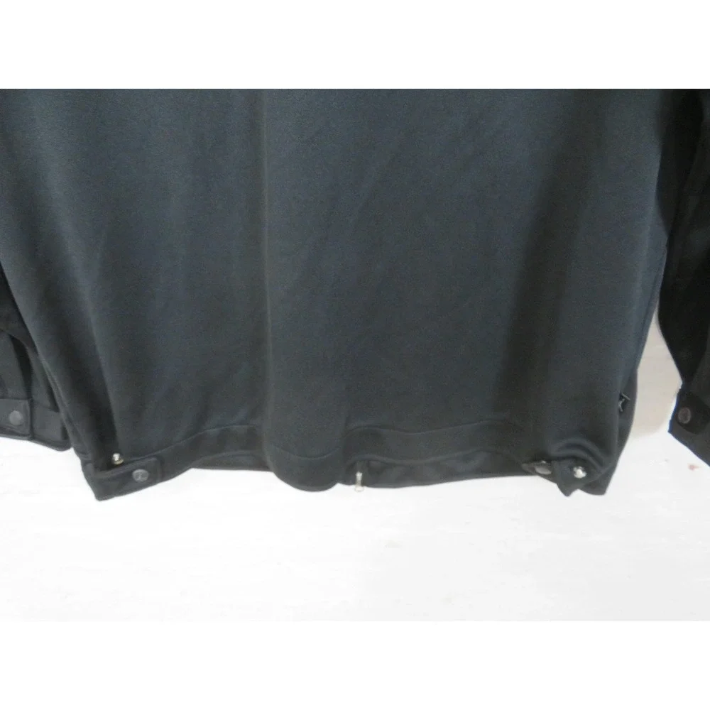 Vtg Air Jordan AF-1 Track Jacket Mens 3XL Black Full Zip Air Force 1 Jumpman y2k